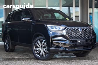 Black 2025 KGM Ssangyong Rexton Wagon Ultimate Sport Pack (4Wd)