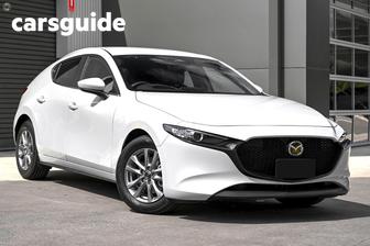 White 2026 Mazda Mazda3 Hatchback G20 Pure