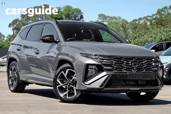 Grey 2026 Hyundai Tucson Wagon Premium N Line Hybrid (Awd)