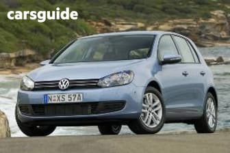 White 2012 Volkswagen Golf Hatchback 103 Tdi Comfortline
