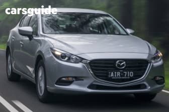 Grey 2018 Mazda 3 Sedan Sp25 Gt