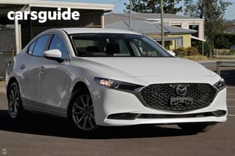 White 2026 Mazda Mazda3 Sedan G20 Pure