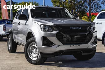 Silver 2026 Isuzu D-MAX Crew Cab Chassis Sx (4X4)