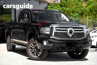 Black 2026 GWM Cannon Alpha Dual Cab Utility Ultra (4X4)