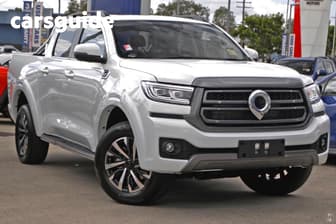 White 2025 GWM Cannon Dual Cab Utility Ultra (4X4)