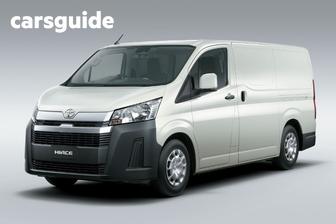 White 2019 Toyota HiAce Van Lwb