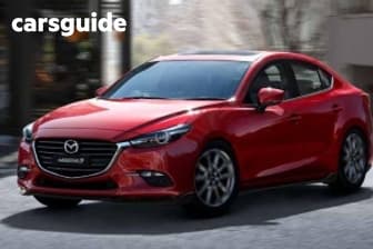 Red 2018 Mazda 3 Sedan Sp25 Astina