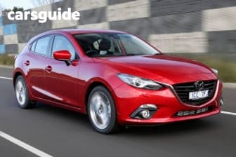 Red 2014 Mazda 3 Hatchback Xd Astina