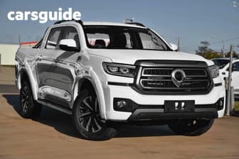White 2026 GWM Cannon Dual Cab Utility Premium (4X4)