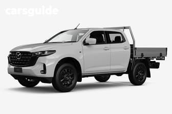 Black 2026 Mazda BT-50 Dual Cab Chassis Gt (4X4)