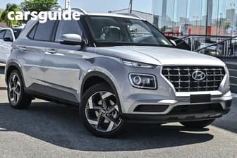 Silver 2026 Hyundai Venue Wagon Elite (Black) Sunroof