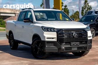 White 2026 KGM Musso Xlv Crew Cab Pickup Ultimate