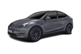 Grey 2022 Tesla Model Y Wagon Rear-Wheel Drive