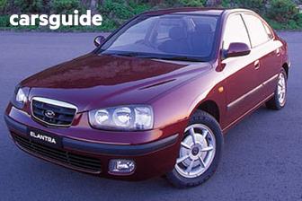 Silver 2003 Hyundai Elantra Sedan Gls