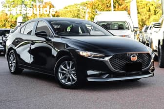 Black 2026 Mazda Mazda3 Sedan G20 Pure