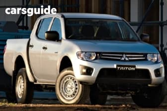 Silver 2014 Mitsubishi Triton Double Cab Utility Glx (4X4)