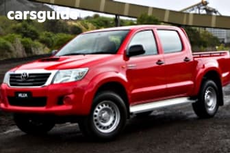 Silver 2012 Toyota Hilux Dual Cab Pick-up Sr (4X4)