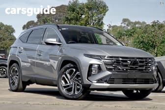 Silver 2026 Hyundai Tucson Wagon Premium Hybrid (Awd)