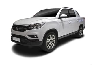 White 2021 Ssangyong Musso Crew Cab Utility Elx