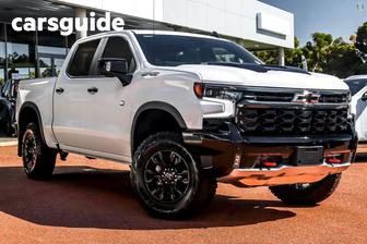 White 2025 Chevrolet Silverado Crew Cab Pickup 1500 Zr2