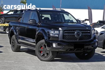 Black 2026 GWM Cannon Alpha Dual Cab Utility Ultra Phev (4X4)