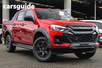 Red 2026 Isuzu D-MAX Crew Cab Utility X-Terrain (4X4)
