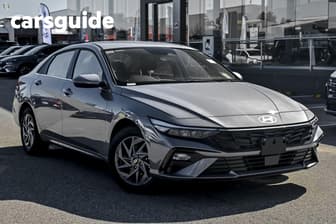 Grey 2025 Hyundai I30 Sedan Elite Hev 1.6P Dct