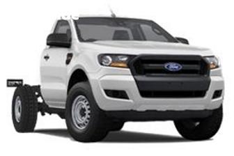White 2016 Ford Ranger Crew Cab Chassis Xl 3.2 (4X4)