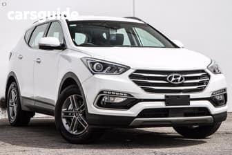 White 2018 Hyundai Santa FE Wagon Active Crdi (4X4)
