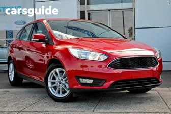 Red 2017 Ford Focus Hatchback Trend