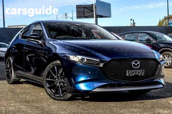 Blue 2026 Mazda Mazda3 Hatchback G25 Evolve Sp Vision