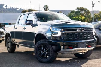 Grey 2026 Chevrolet Silverado Crew Cab Pickup 1500 Zr2