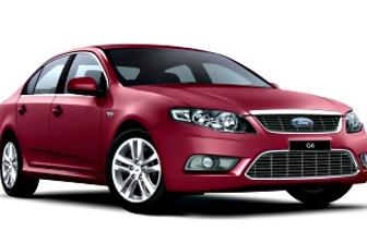 White 2010 Ford Falcon Sedan G6 (Lpg) Limited Edition