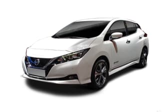 Orange 2019 Nissan Leaf Hatchback