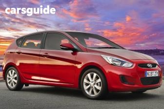 Blue 2018 Hyundai Accent Hatchback Sport