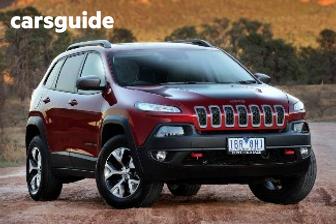 Blue 2015 Jeep Cherokee Wagon Trailhawk (4X4)