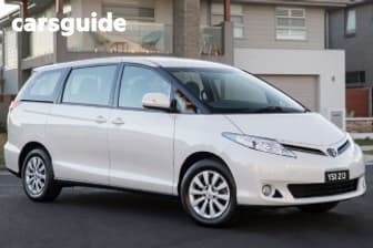 White 2019 Toyota Tarago Wagon Gli