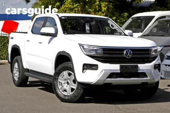 White 2025 Volkswagen Amarok Dual Cab Utility Life Tdi500 4Motion