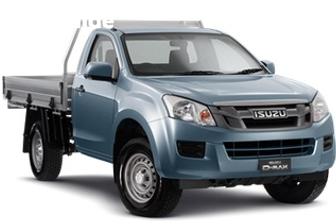 White 2016 Isuzu D-MAX Cab Chassis Sx Hi-Ride (4X2)
