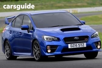 Blue 2017 Subaru WRX Sedan Sti Premium
