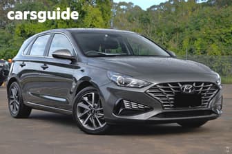 Grey 2023 Hyundai I30 Hatchback Elite