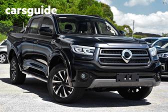 Black 2026 GWM Cannon Dual Cab Utility Lux (4X4)