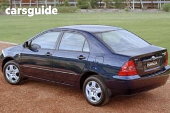 Blue 2006 Toyota Corolla Sedan Ascent