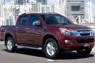 White 2013 Isuzu D-MAX Crew Cab Utility Sx Hi-Ride (4X4)