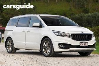 Grey 2017 Kia Carnival Wagon Platinum