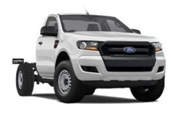 White 2016 Ford Ranger Cab Chassis Xl 2.2 Hi-Rider (4X2)
