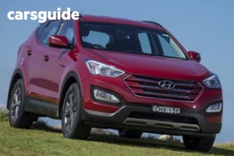 White 2012 Hyundai Santa FE Wagon Active Crdi (4X4)