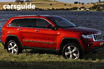 Silver 2012 Jeep Grand Cherokee Wagon Overland (4X4)