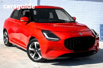 Red 2026 Suzuki Swift Hatchback Hybrid Plus