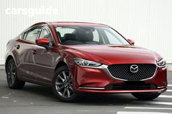 Red 2026 Mazda 6 Sedan G25 Touring